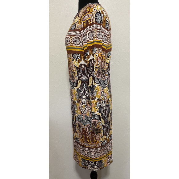 VENUS Tunic Dress Womens Size Medium Long Sleeves Stretch Boho KNIT SHEATH DRESS - Picture 2 of 16